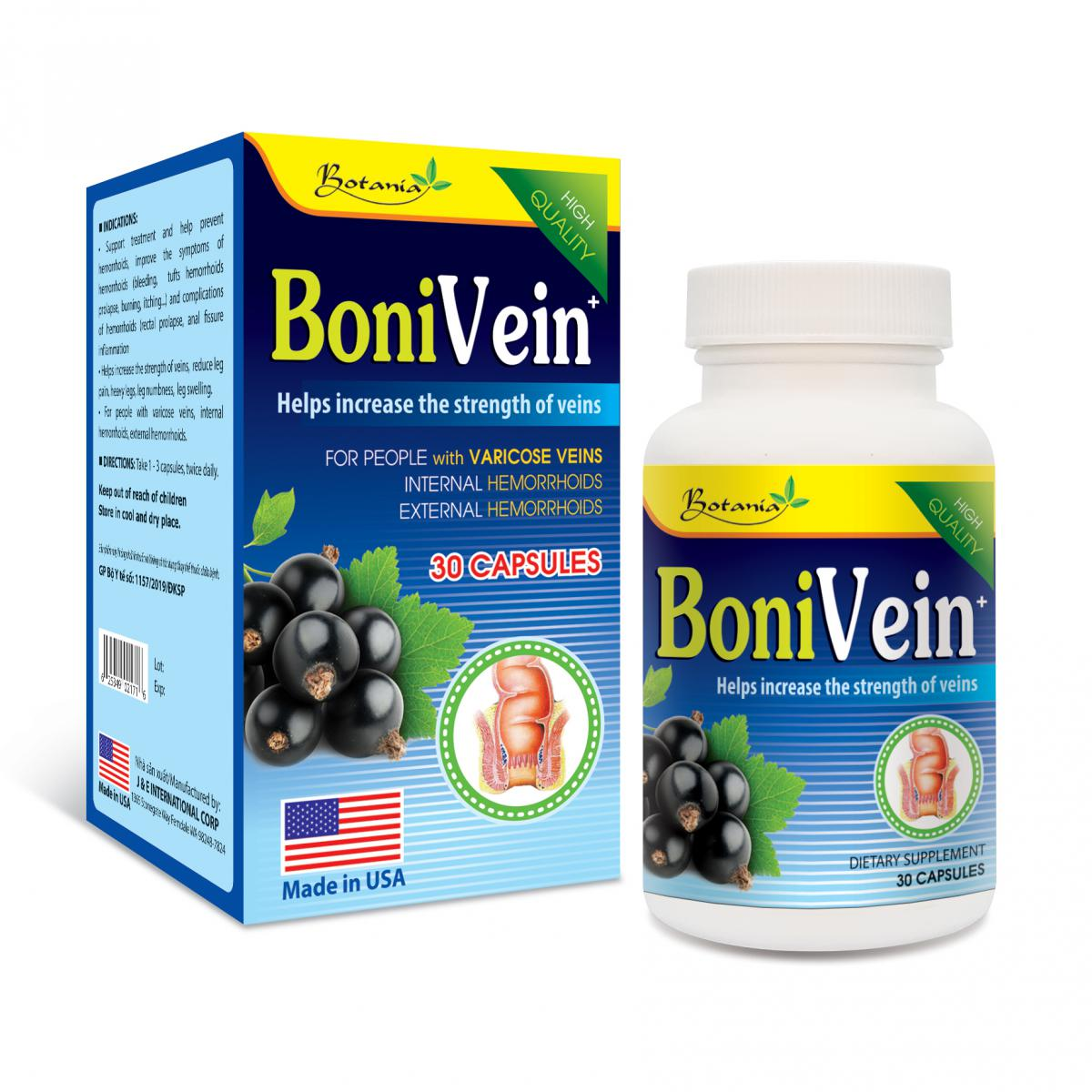  BoniVein - Sản phẩm toàn diện dành cho người bị trĩ