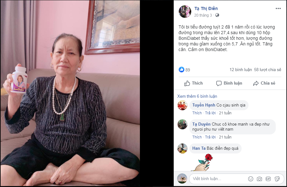 Chia sẻ của cô Cô Tạ Thị Điền (67 tuổi) ở số nhà 22, ngõ 148, Trần Duy Hưng, Cầu Giấy, TP Hà Nội