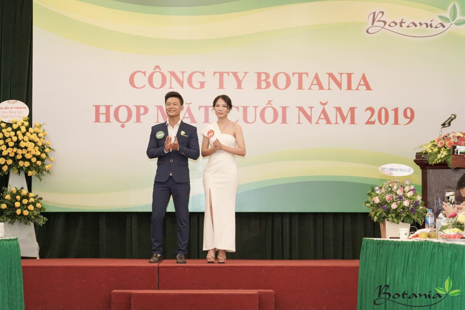 cặp đôi số 003 thi hoa hậu và nam vương công ty botania