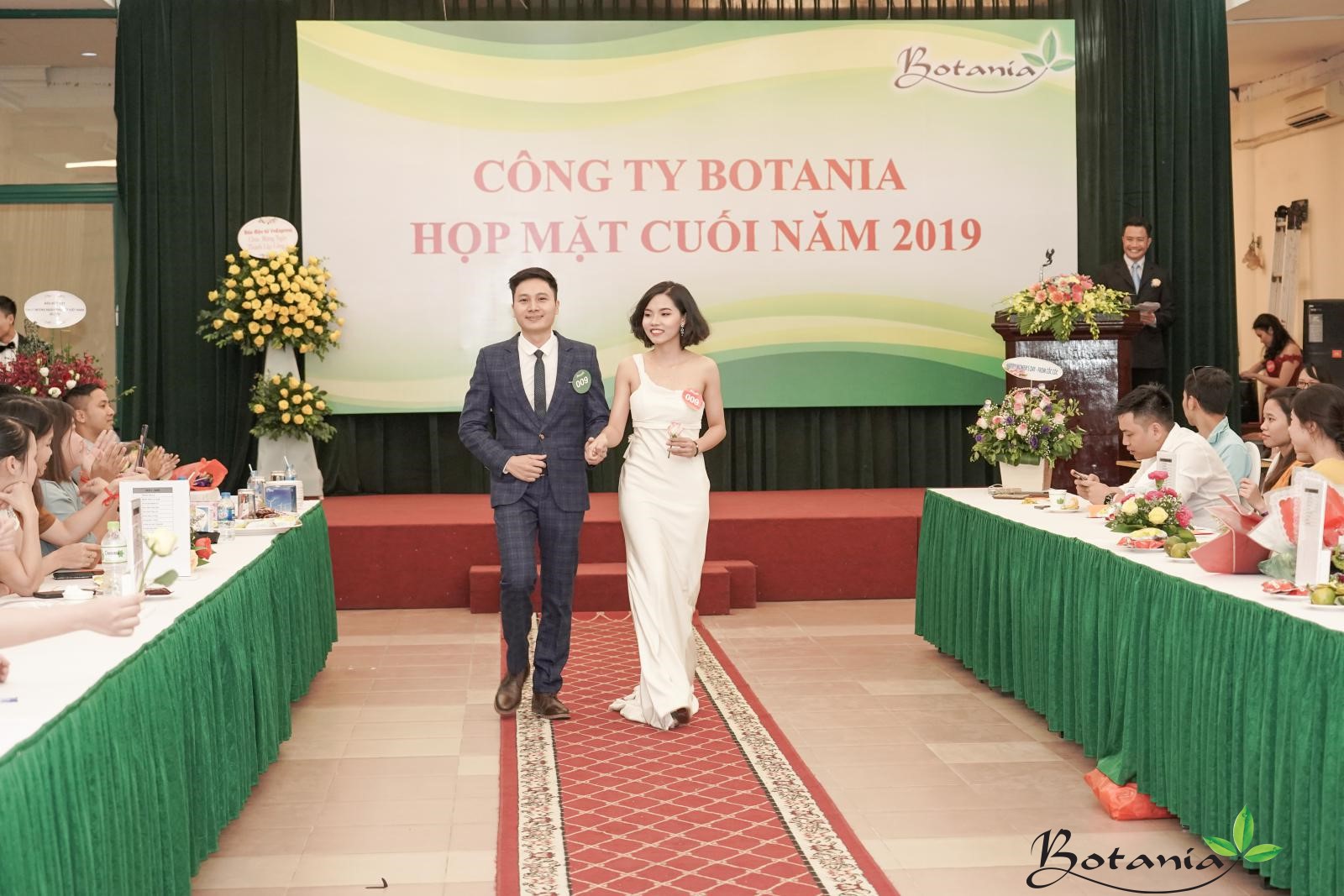 cặp đôi số 009 thi hoa hậu và nam vương công ty botania