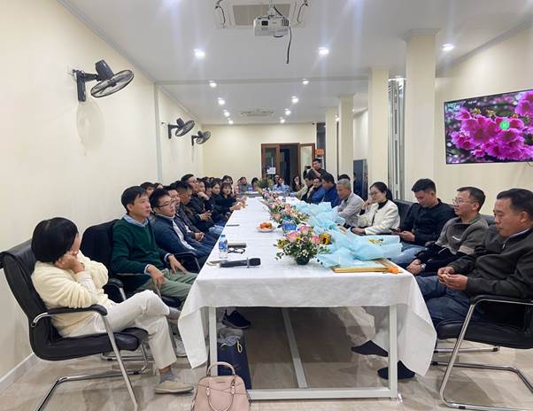 Buổi lễ diễn ra trong không khí đầm ấm