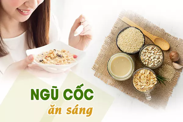 cách dùng ngũ cốc ăn sáng
