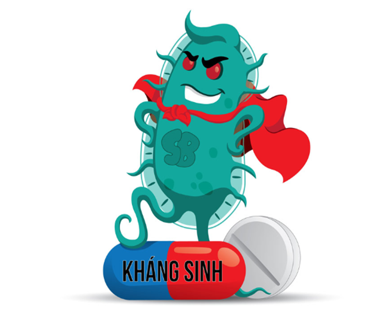 Vi khuẩn kháng thuốc vẫn tồn tại và phát triển bình thường ngay cả khi có kháng sinh.